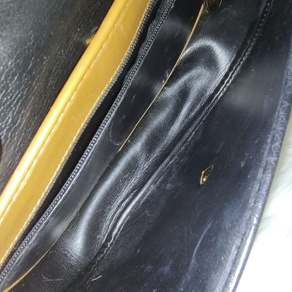 Dior vintage leather saddle crossbody bag EUC - Picture 8 of 12